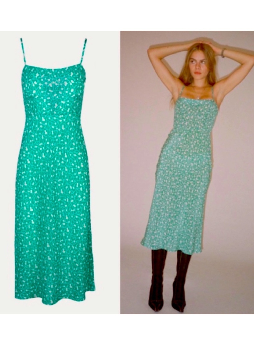 Realisation Par Amelia Midi Dress in Poison Ivy